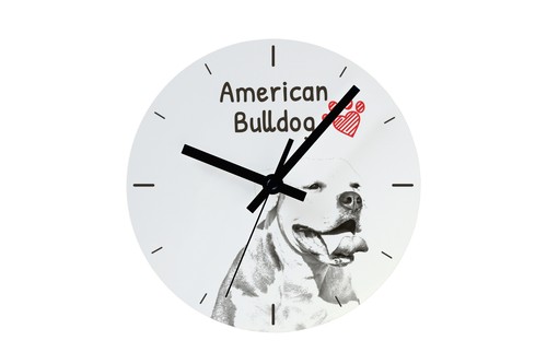 Bulldog americano orologio con