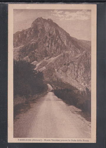 Cartolina fabriano dintorni - fabriano,