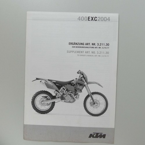 Ktm 400 exc supplemento - ktm,