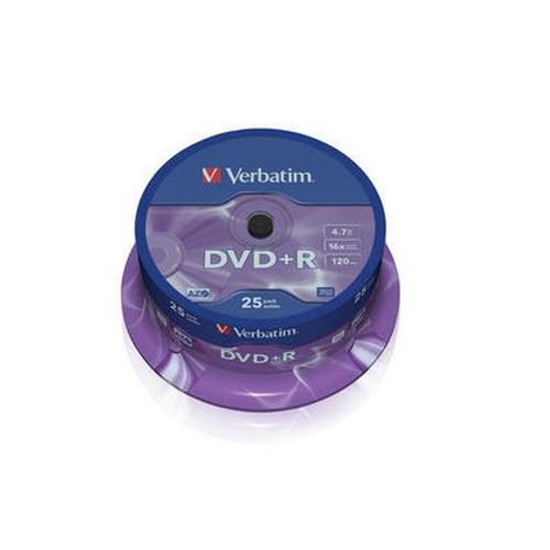 Verbatim dvd matt silver - +r,