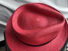 Cappello Panama Rosso
