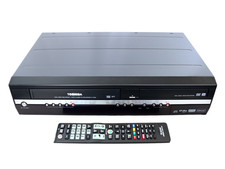 Toshiba D-VR50 VHS DVD Recorder Dispositivo Combinato Videocassetta Digitalizzazione Garanzia