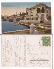 STORIA POSTALE CARTOLINA VILLA PICCOLA VENEZIA 1917 FP