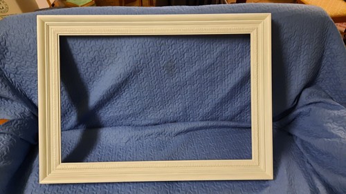 Vecchia cornice legno laccata - cornice,