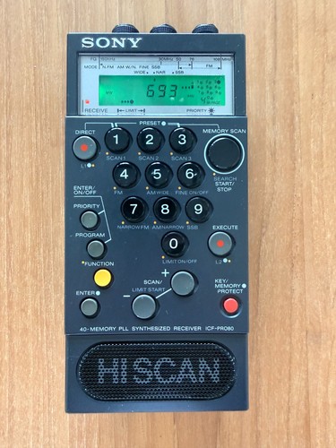 Sony icf pro80 ricondizionata - sony, icf-pro80