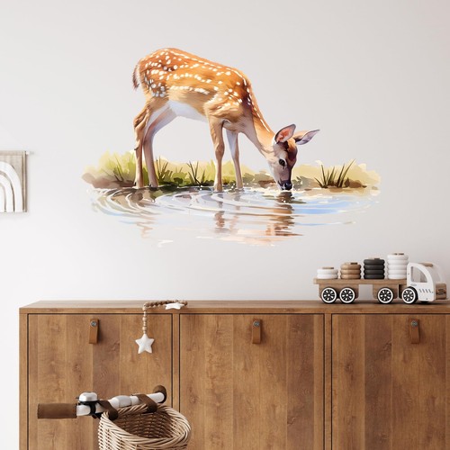 Adesivo murale sika cervo - sika,