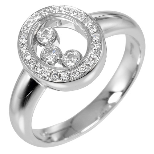 Anello chopard happy diamante - happy,