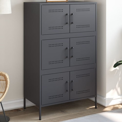 Credenza antracite 68x39x113 - credenza,