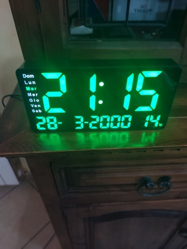 Orologio sveglia tavolo o - sveglia, da