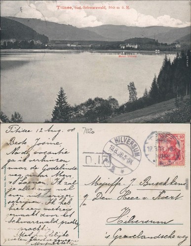 Cartolina titisee veduta - cartolina,