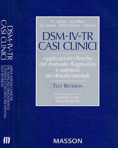 Dsm casi clinici - dsm-iv-tr,
