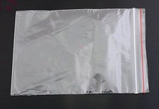 100 BUSTINE DI PLASTICA TRASPARENTI CON CHIUSURA ZIP BUSTA CONFEZIONE 14 X 20 CM