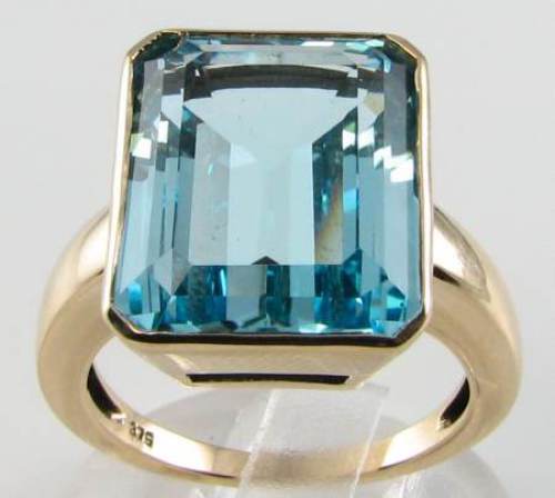 Anello solitario 9ct - 9k, oro