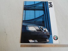 depliant brochure originale 1992 Alfa Romeo 164 Quadrifoglio Verde 24v TD 2.0