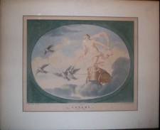 STAMPA ANTICA -VENERE CARRO