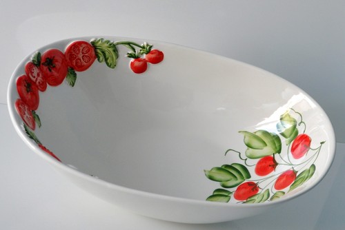 Bassano ceramica ciotola - bassano, ovale