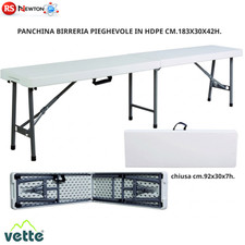 Tavolo Pieghevole Acciaio Set