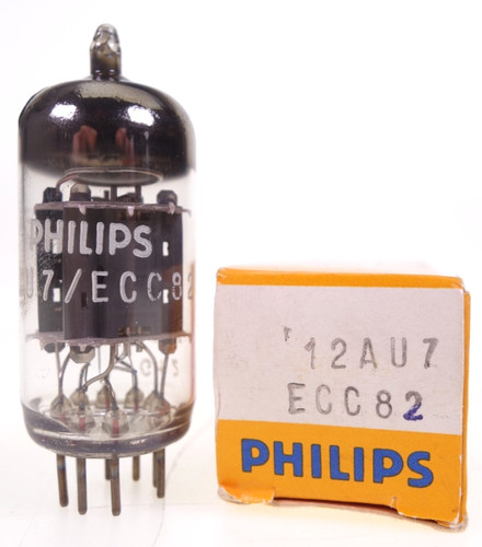 Ecc82 12au7 philips piastra - =,