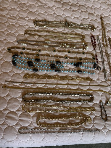 Lotto gioielli vintage collana - lotto,