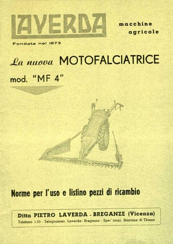 Motofalciatrice laverda 4 - motofalciatrice,