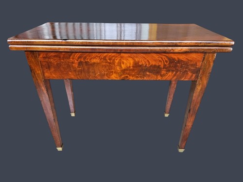 Tavolo gioco mogano - gioco,