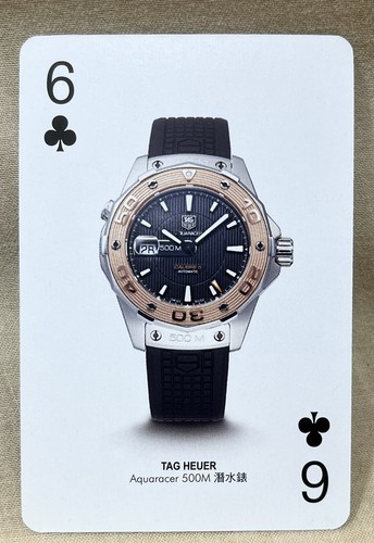 Tag heuer aquaracer 500m card - heuer,