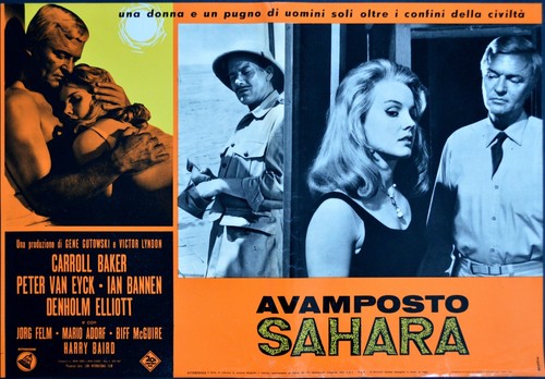 Fotobusta avamposto sahara - avamposto,