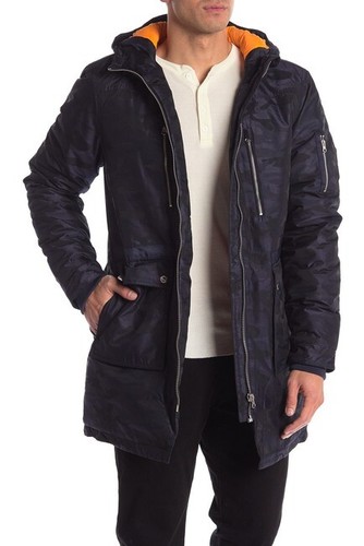 Parka lungo con cappuccio
