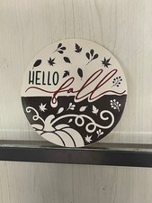 Insegna Autunno Legno Casa