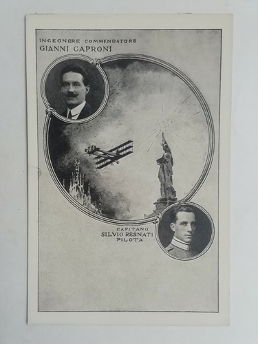 Cartolina gianni caproni - gianni,