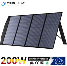 Pannello Solare 12V 200W 300W 400W Pieghevole Portatile per Batteria Camper Campeggio RV