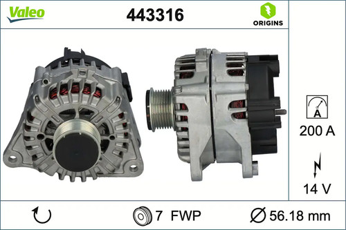 Alternatore valeo 200a - alternatore,