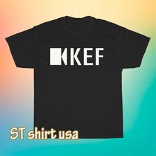 Nuova maglietta KEF subwoofer altoparlante logo divertente taglia dalla S alla 5XL