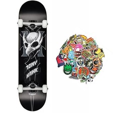 Birdhouse Skateboard Professionale avanzato spiralblack 8.0" e 20 stickers skate