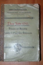 Das Anno 1795. Documenti E Aktenstücke Per Geschichte Il Organizzazione Südpreus