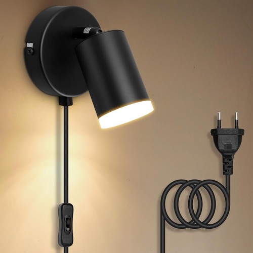 Lampada parete con presa - lampada,