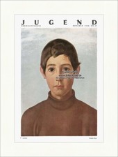 Prima pagina del numero 37 del 1928 Ubaldo Oppi ragazzo ritratto gioventù 4616