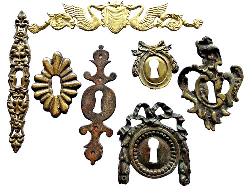 Lotto ingressi chiave ottone - ingressi,