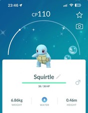 Shiny Squirtle Pokemon Gen1 Go Stesso/30 Giorni Pokémon Blastoise Kanto Leggi Desc