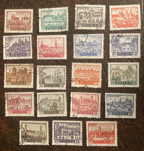 Polonia scott 947 964 - scott,