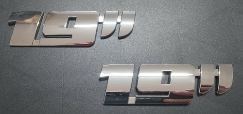 Coppia emblema scritta - emblema, 3d
