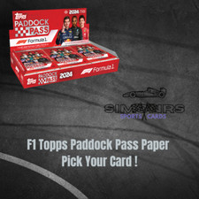 2024 Topps Paddock Pass F1