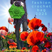 BORSA VERDE  lavorata