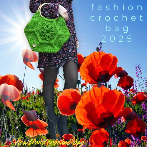 Borsa verde lavorata - verde,