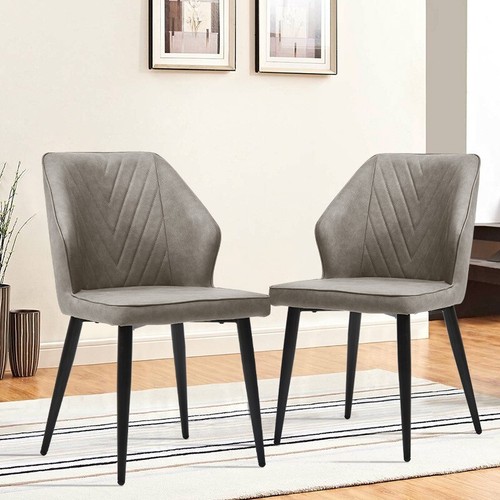 Sedie grigio ecopelle - sedie,