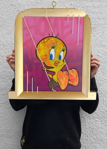 Original painting looney tunes - original,