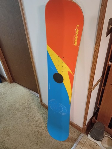 Snowboard vintage colorato