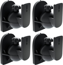 4X Supporti Staffe Universali per Altoparlanti E Casse Acustiche Girevoli + Incl