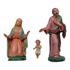 *HH* Antico pastorello pastore presepe Chialù Confalonieri Nardi Statua Natività