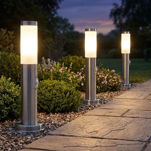 Piantana esterni luce con - 3x,